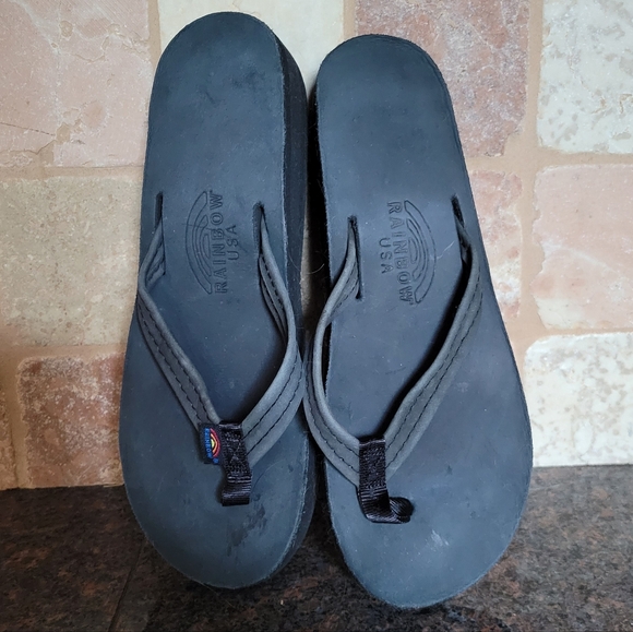 RAINBOW Platform Flip Flops 10 - Picture 4 of 5